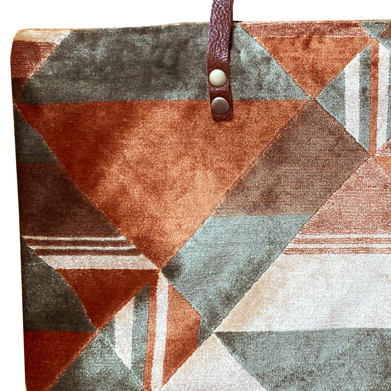 Tote - Plush Geometric