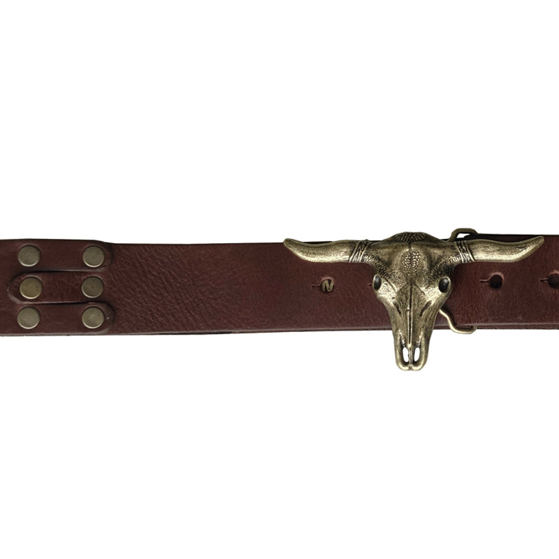 Steer Belt -Chocolate