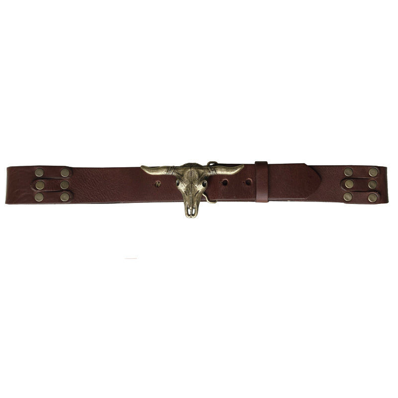 Steer Belt -Chocolate