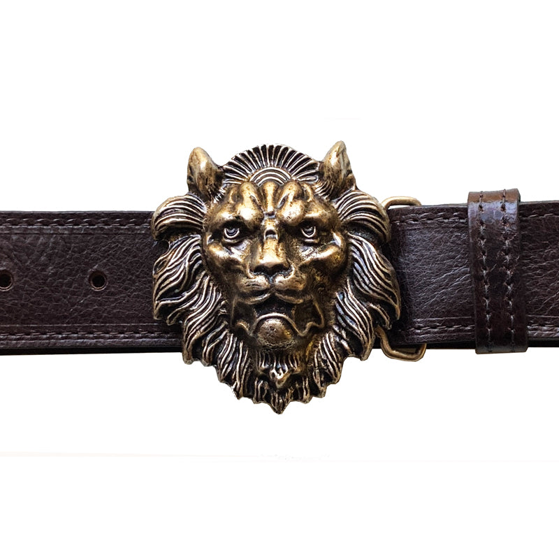 Lion Belt - Chocolate