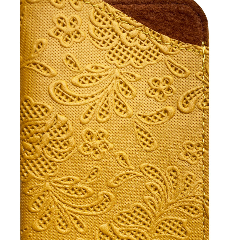 Eyeglass Case - Yellow Floral