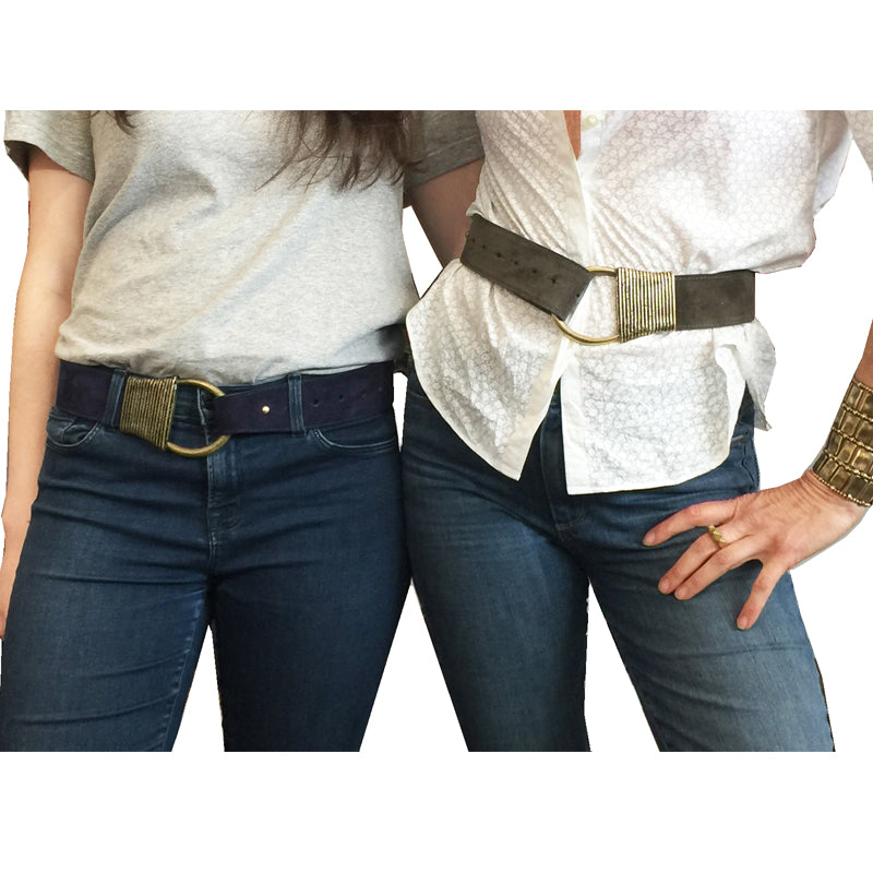 Cast Rope Belt - Cognac Leather – Kim White Bags/Belts