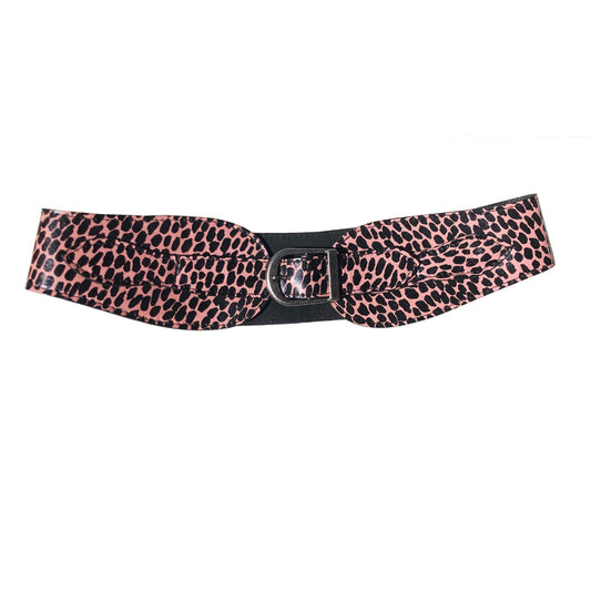 Equestrian Waist Belt - Pink & Black