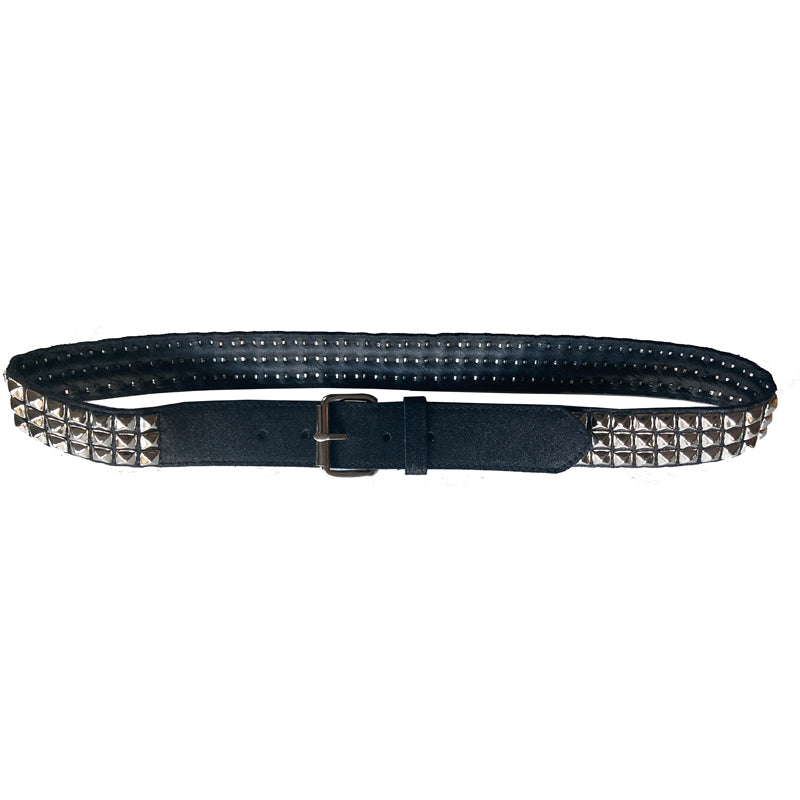 Pyramid Stud Belt - silver