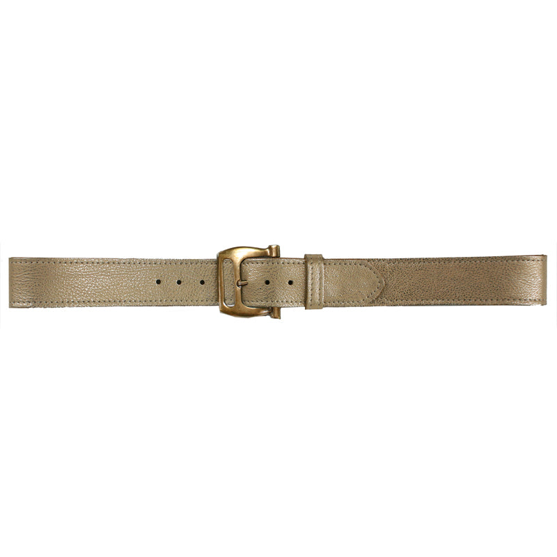 Slotted Buckle - Champagne Metallic