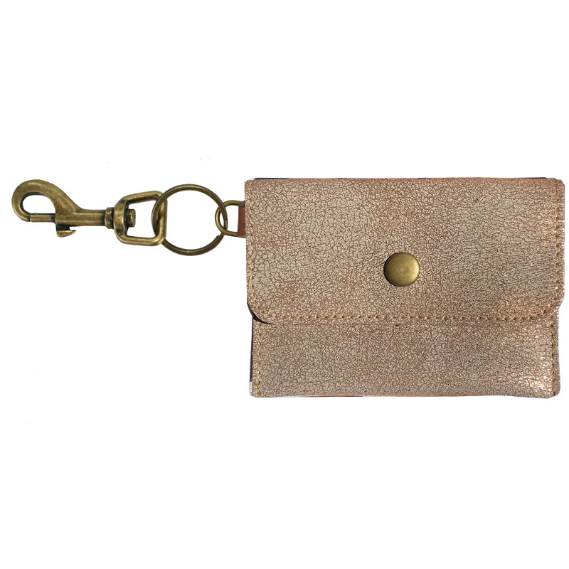Cowhide and Lv key/coin purse