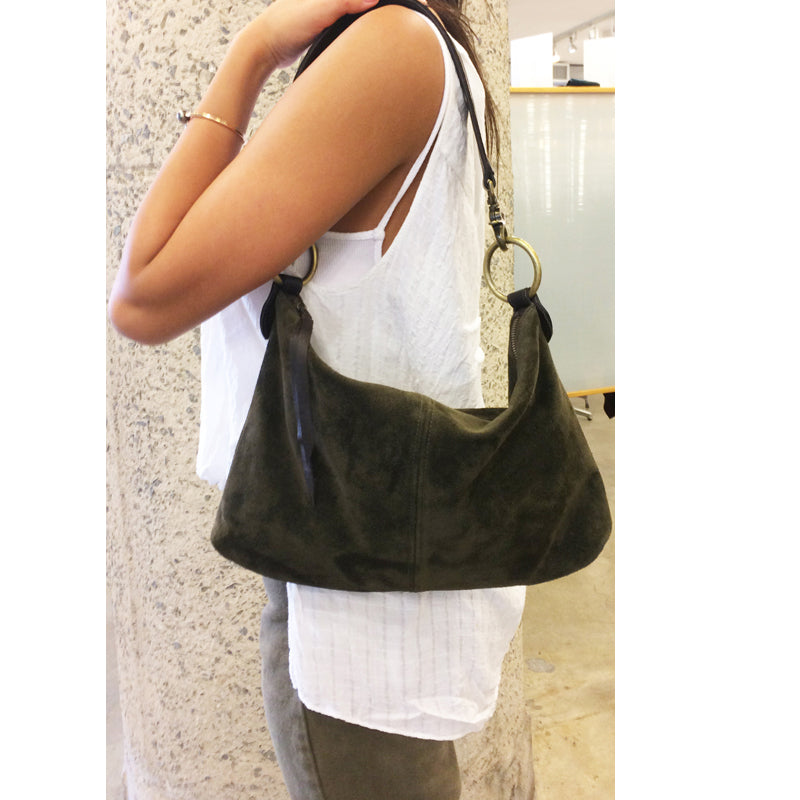 Jenna: Cobalt Suede – Envelope Clutch Bag | Sole Bliss – Sole Bliss USA